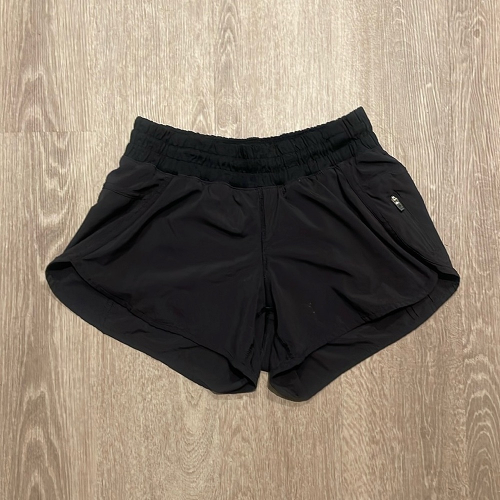 Lululemon Black Lined Shorts- Size 6
